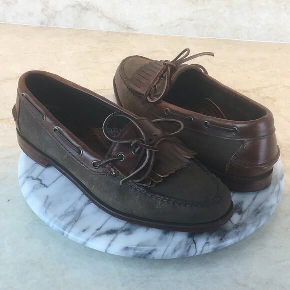 G. H. Bass & Co. Brown WEEJUNS Leather Loafer Men's Size 8 1/2 - Picture 16 of 16